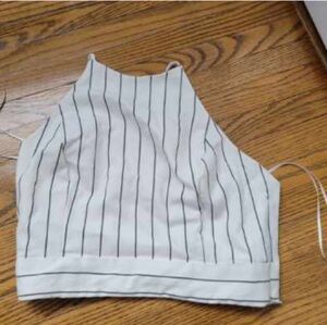 Dynamite Black and White Striped Shirt